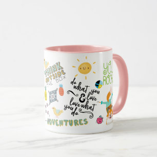 Caneca Graduação de estímulo a Mug MOTIVACIONAL de tendên
