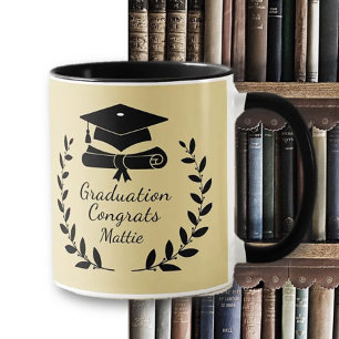 Caneca Graduação de Parabéns clássica e personalizada