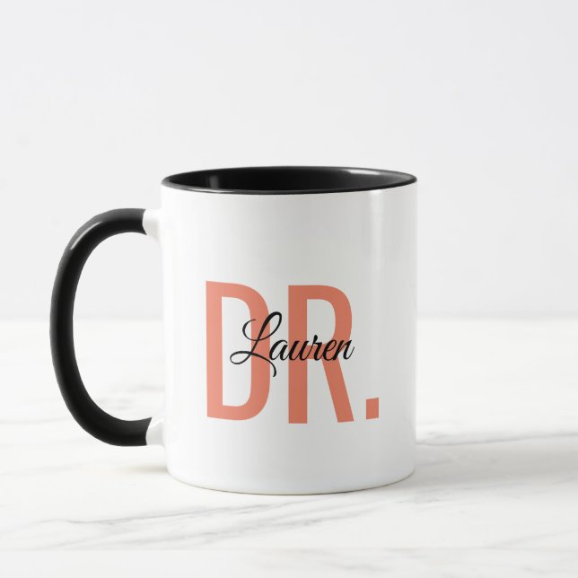 Caneca Graduação de PHD Novo Doutorado Médico (Esquerda)