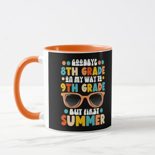Caneca Graduação Do 8º Grau Para O 9º Grau Mas Primeiro V (Esquerda)