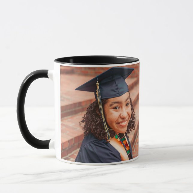Caneca Graduação do Formando de Fotografias do Modelo (Esquerda)