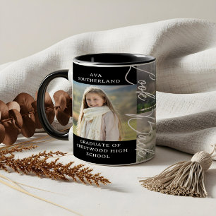 Caneca Graduação E Agora Formando Colagem de Fotos