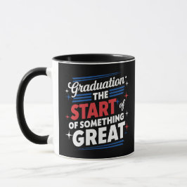 Caneca Graduação O início de algo de Excelente
