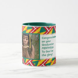 Caneca Graduação Patriótica Personalizada do GRENADA FLAG