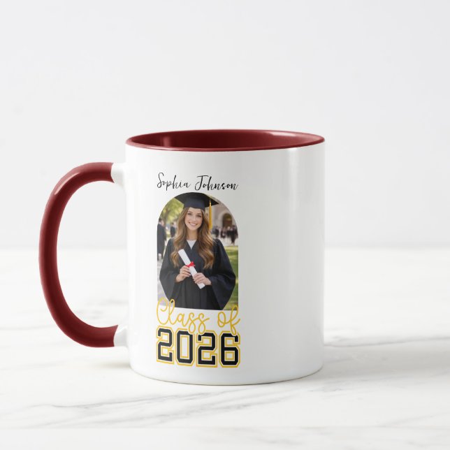 Caneca Graduação Personalizada da Turma de 2025 (Esquerda)