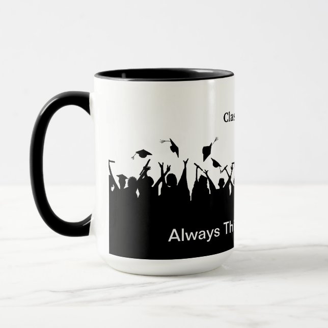 Caneca Graduação Que Toss Silhouette Mug para Personaliza (Esquerda)