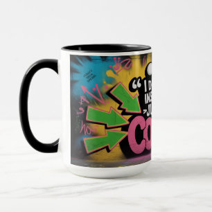 Caneca Graffiti Pep Talk - Motivação Divertida