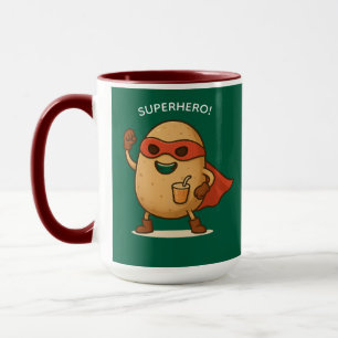 Caneca Gráfica Combo de Desenho Animado de Batata