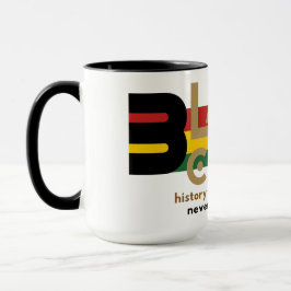 Caneca Gráfica da Herança da História Negra Unisex Histór