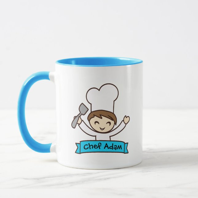 Caneca Gráfica Infantil "Pequeno Chef" (Esquerda)