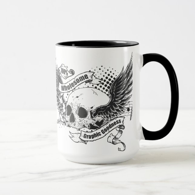 Caneca gráfica integral (Direita)