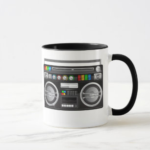 Caneca gráfico blaster do gueto da boombox