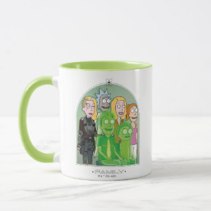 Caneca Gráfico da Família de rick e Morty
