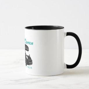 Caneca Gráfico da silhueta da classe C Motorhome