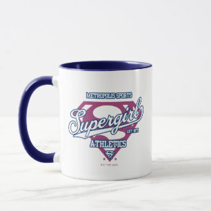 Caneca Gráfico de atletismo da Supergirl Metropolis