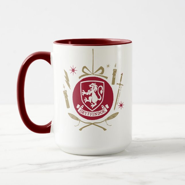 Caneca Gráfico de Bauble de Natal GRYFFINDOR™ (Esquerda)
