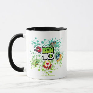 Caneca Gráfico de bolhas de formulários Ben 10