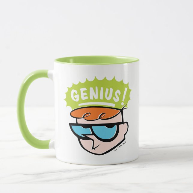 Caneca Gráfico de Chamada Dexter "Genius" (Esquerda)
