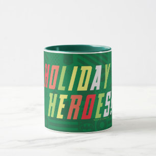 Caneca Gráfico de Heróis de Feriados da Liga da Justiç