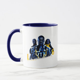 Caneca Gráfico de Heróis de Relâmpago Pretos