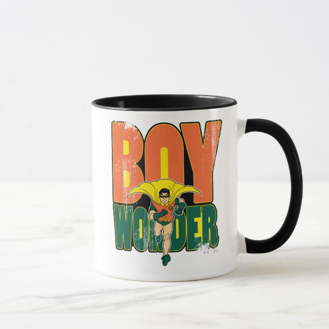 Caneca Gráfico de Menino Maravilha (Direita)
