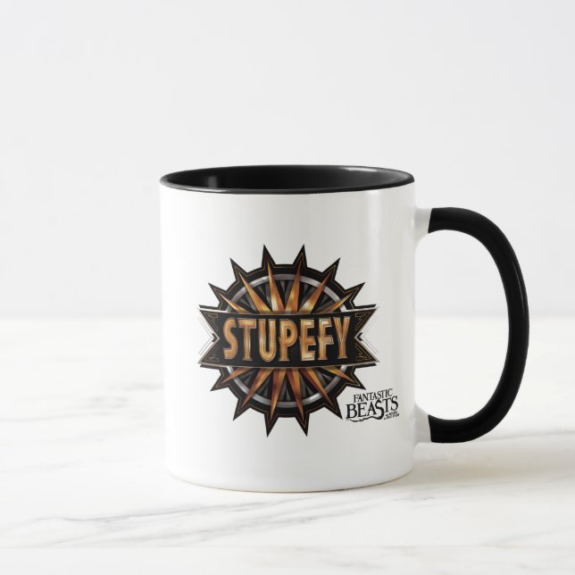 Caneca Gráfico de Ortografia Preta e Dourada (Direita)