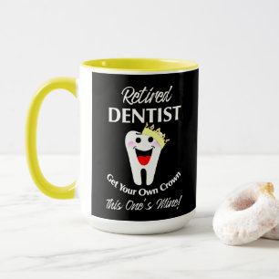 Caneca Gráfico de Reforma da Dentista Engraçada e Novidad