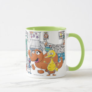 Caneca Gráfico de Sesame Pals Doodley