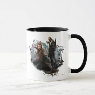 Caneca Gráfico de TAURIEL™ e de LEGOLAS GREENLEAF™