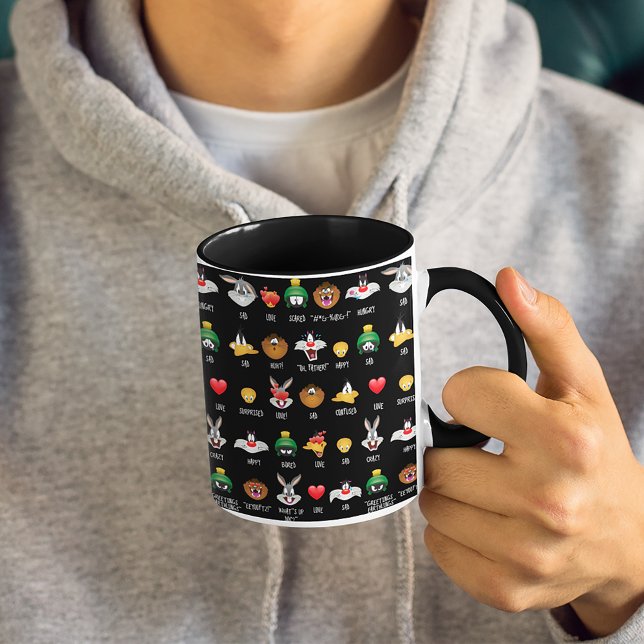Caneca Gráfico Emoji (TUNES DE LOONEY™) (Criador carregado)