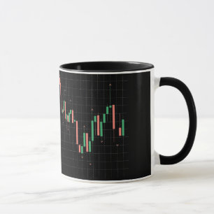 Caneca Gráfico Financeiro Fratural do Indicador