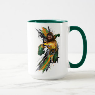 Caneca Gráfico Refracted da "revolta" de Aquaman  
