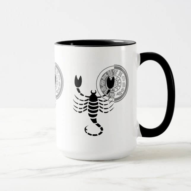 Caneca Gráfico Zodiac Escorpião Escorpião Grego (Direita)