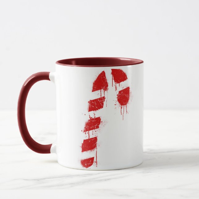 Caneca Grafite de Canas de Candy (Esquerda)