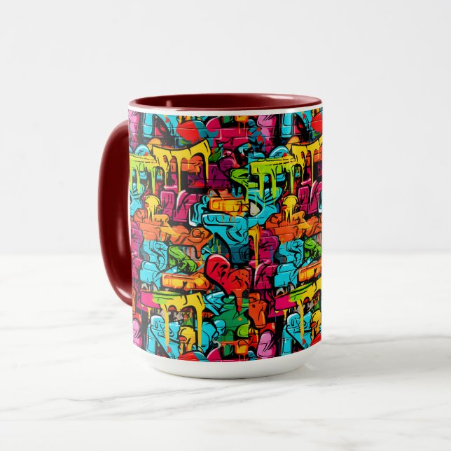Caneca Grafite, Tinta Pingando (Frente Esquerda)