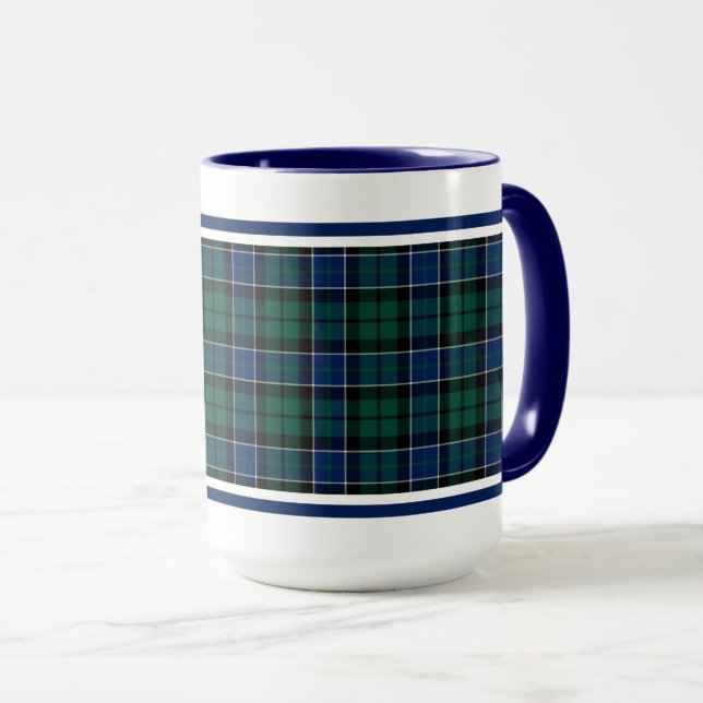 Caneca Graham do Montrose Clan Tartan (Frente Esquerda)