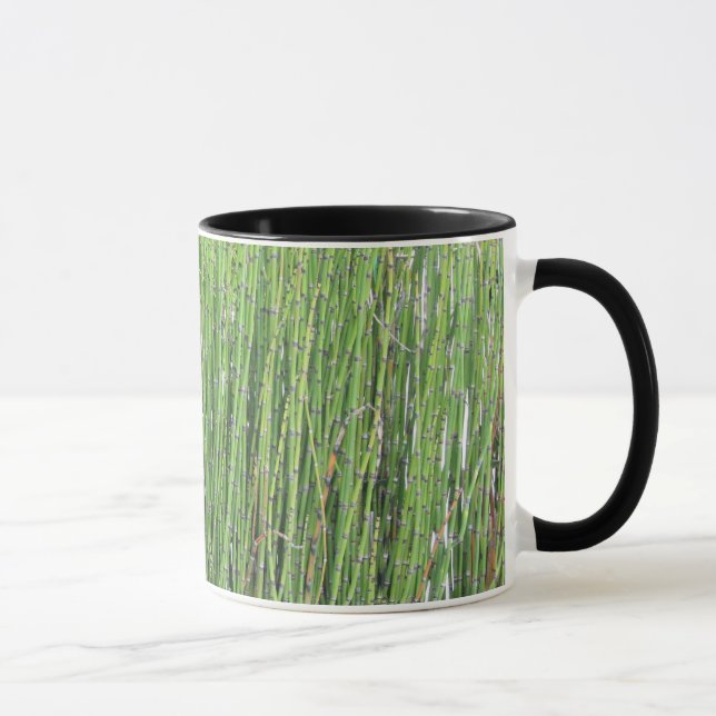 Caneca Grama do Ornamental do verde azul (Direita)