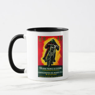 Caneca Gran Premio de Espana Vintage PosterEurope