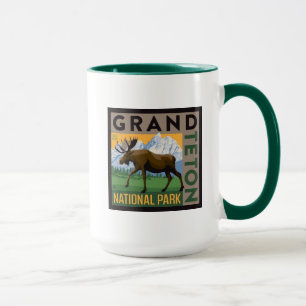 Caneca Grand Teton National Park Moose