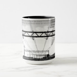 Caneca Grand Trunk Railway Yards Vintage Port Huron MI