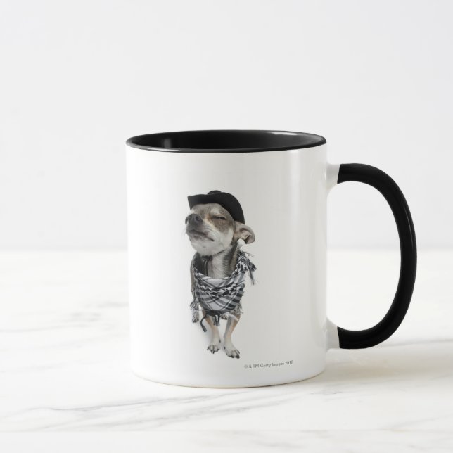Caneca Grande ângulo de uma chihuahua com seu eyes (Direita)
