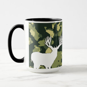 Caneca Grande Antler Whitetail Buck Deer