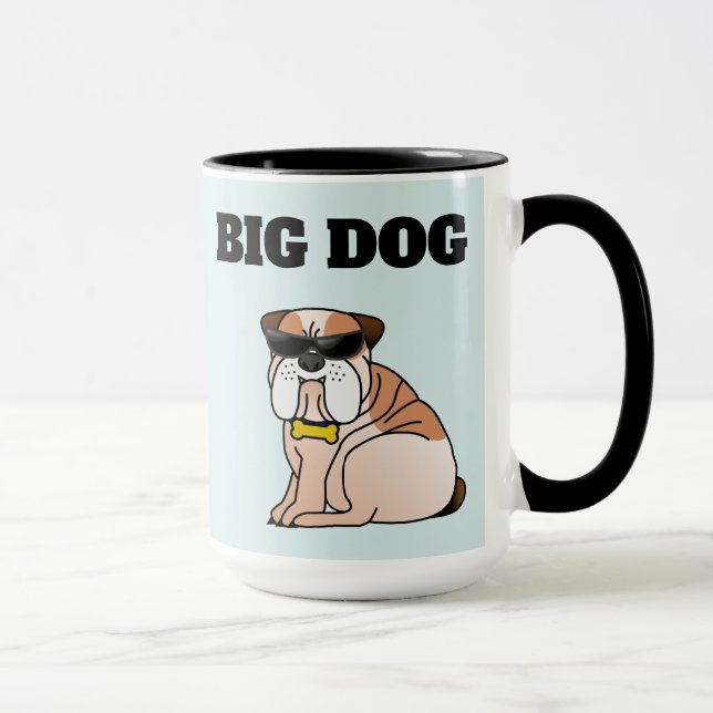CANECA GRANDE CACHORRO DE CAFÉ (Direita)