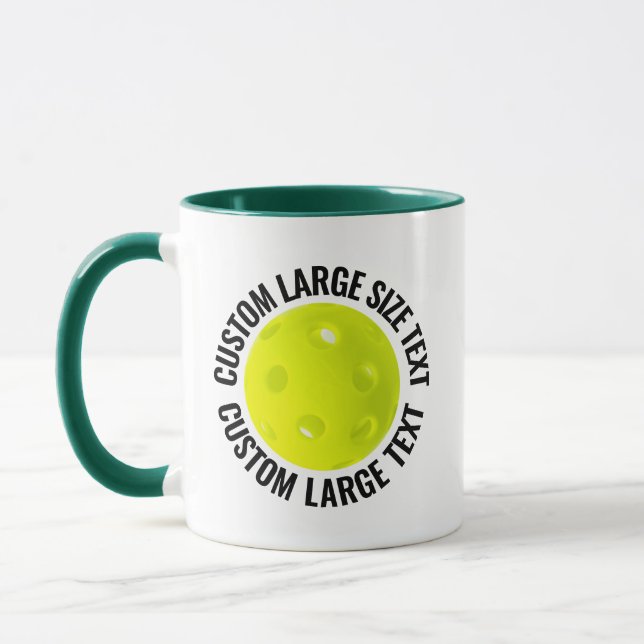Caneca Grande Combo HUN. GREEN 11oz de Pickleball Persona (Esquerda)