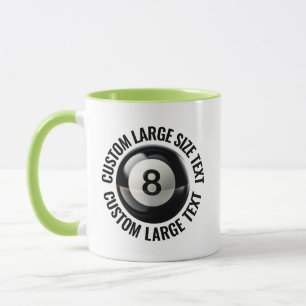 Caneca Grande Combo LIME VERDE 325ml Personalizado 8 Bola
