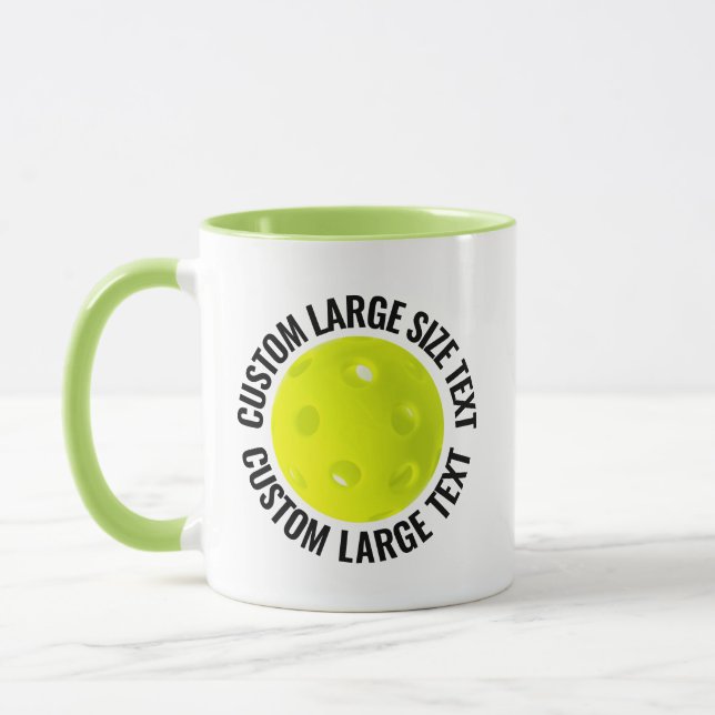 Caneca Grande Combo LIME VERDE 325ml Pickleball Personali (Esquerda)