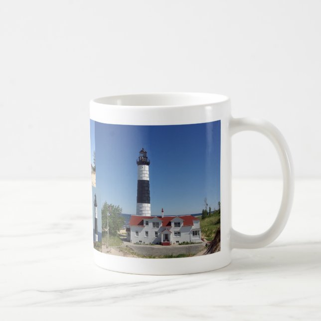 Caneca grande da história do farol do Sable (Direita)