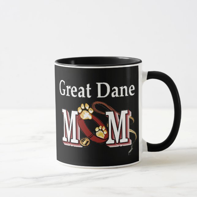 Caneca Grande Dane Mãe Mug (Direita)