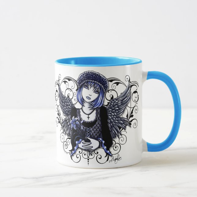 Caneca grande de 15 onças do anjo de Tabitha (Direita)