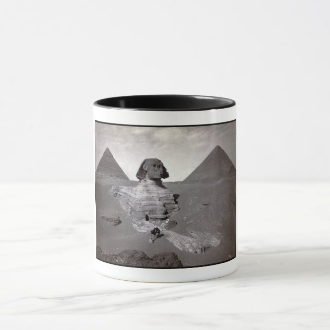 Caneca Grande Esfinge & Necrópole das Pirâmides de Gizé E (Centro)
